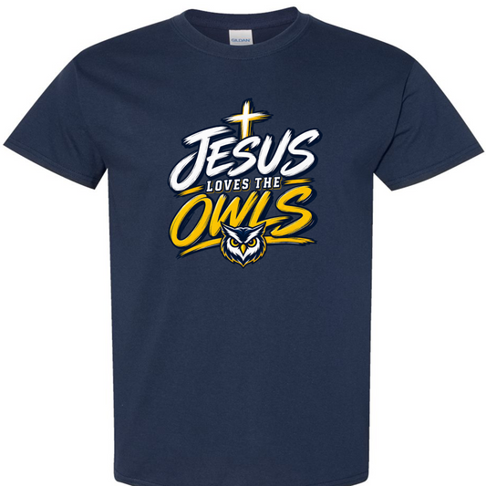 Adult Jesus Loves the Owls